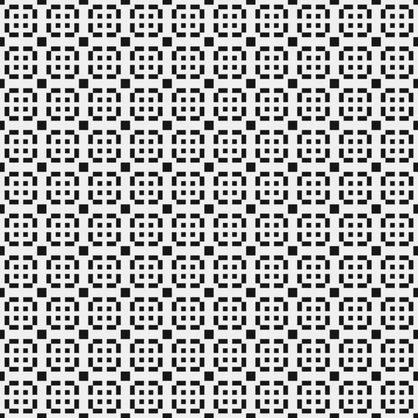 Motif Abstrait Géométrique Noir Blanc Illustration Vectorielle — Image vectorielle