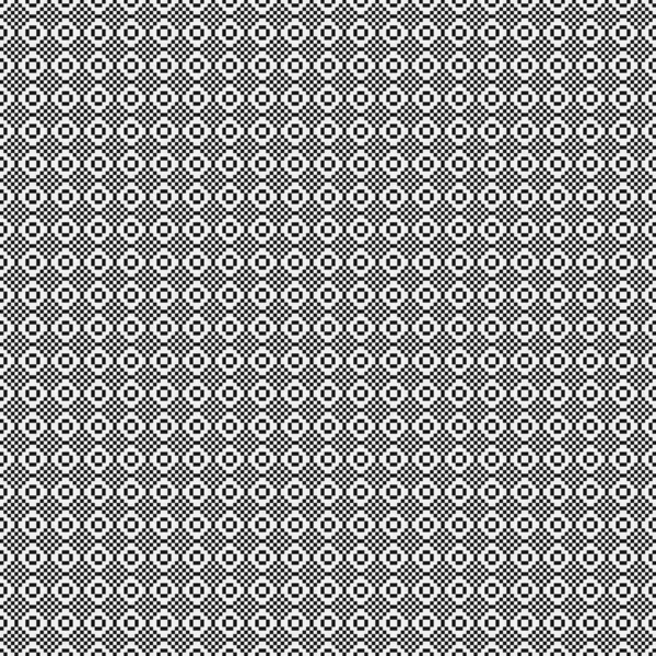 Abstrait Cross Pattern Dots Logo Illustration Générative Art Numérique — Image vectorielle