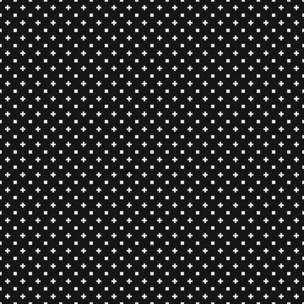 Abstract Cross Pattern Dots Logo, Generative computational art illustration