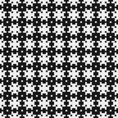 soyut geometrik siyah beyaz desen, vektör illüstrasyonu  