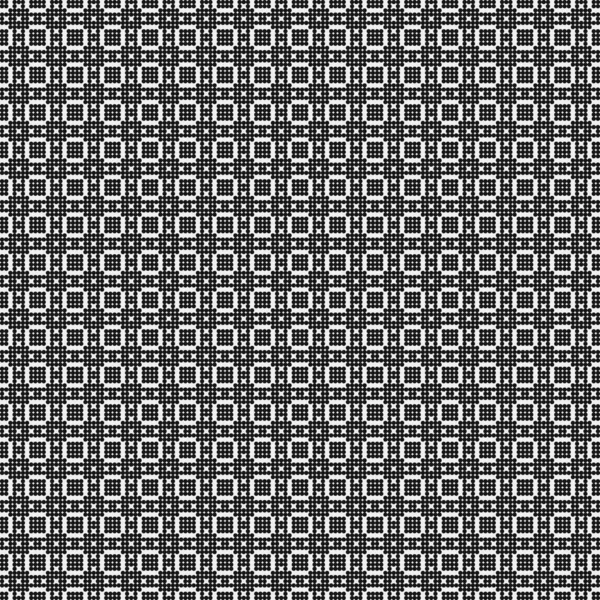 Černobílý Kříženec Tečkami Logo Generativní Výpočetní Umění Ilustrace — Stockový vektor
