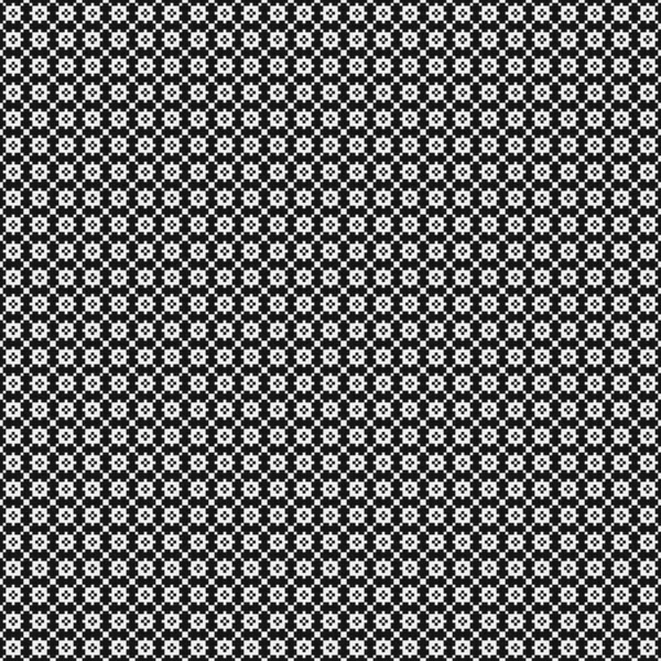 Patrón Abstracto Geométrico Blanco Negro Ilustración Vectorial — Vector de stock