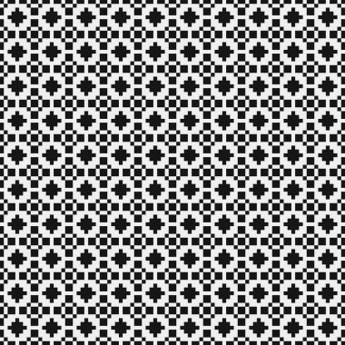 soyut geometrik siyah beyaz desen, vektör illüstrasyonu 