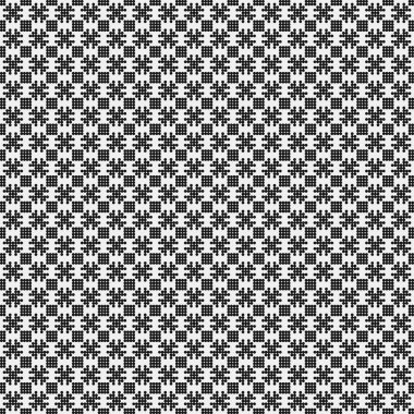 Noktalı soyut desen, üretken hesaplama sanatı çizimi 