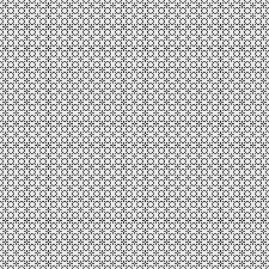 Soyut siyah ve beyaz süs desenli vektör çizimi