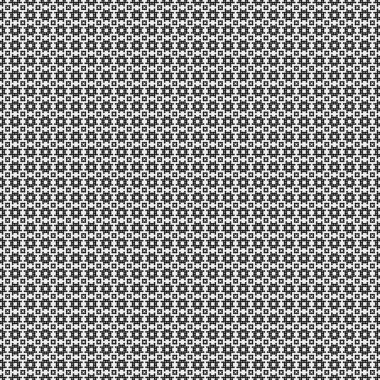 Soyut siyah ve beyaz süs desenli vektör çizimi