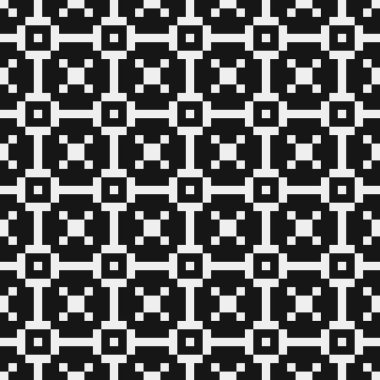 Vektör kusursuz desen. soyut geometrik siyah beyaz arkaplan.
