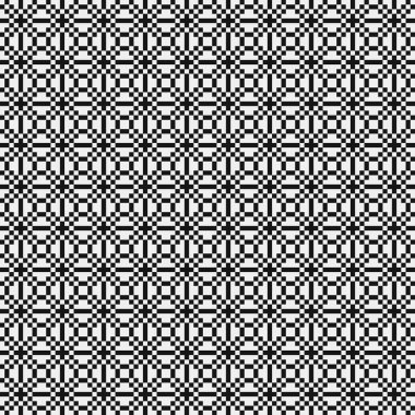 Soyut Çapraz Desenli Noktalar Logosu, üretken hesaplama sanatı çizimi   