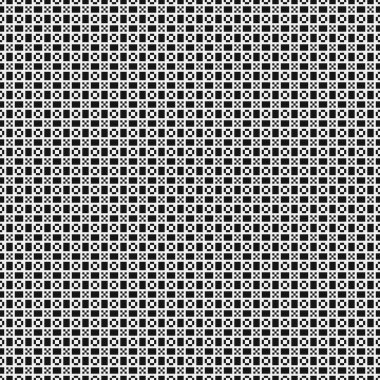 Soyut Çapraz Desenli Noktalar Logosu, üretken hesaplama sanatı çizimi   