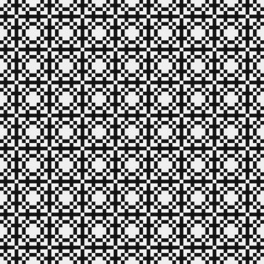 Soyut Çapraz Desenli Noktalar Logosu, üretken hesaplama sanatı çizimi   