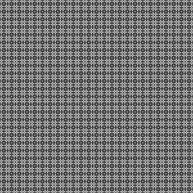 Noktalı siyah beyaz haç deseni, logo üretken hesaplama sanatı çizimi