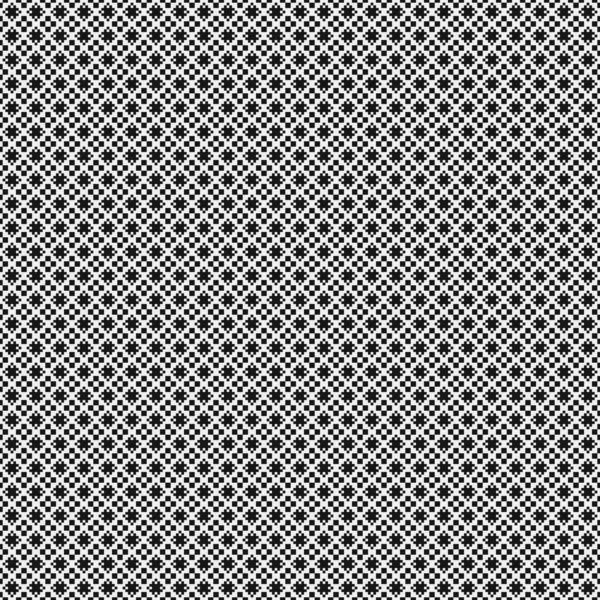 Siyah Beyaz Geometrik Arkaplanın Kusursuz Deseni — Stok Vektör
