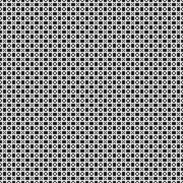 Abstrakt Cross Pattern Dots Logo Generativ Beräkningskonst Illustration — Stock vektor