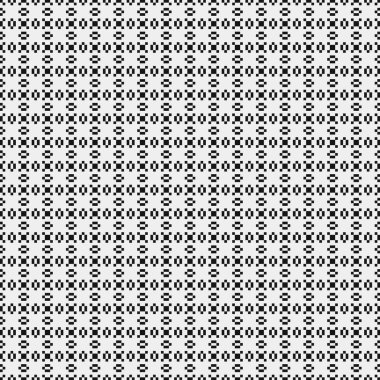 Soyut Çapraz Desenli Noktalar Logosu, üretken hesaplama sanatı çizimi   