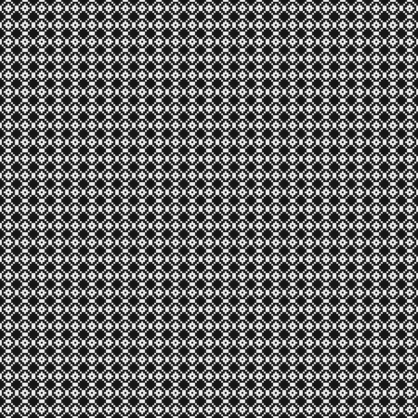 抽象幾何学的交差黒と白のパターン ベクトル図 — ストックベクタ