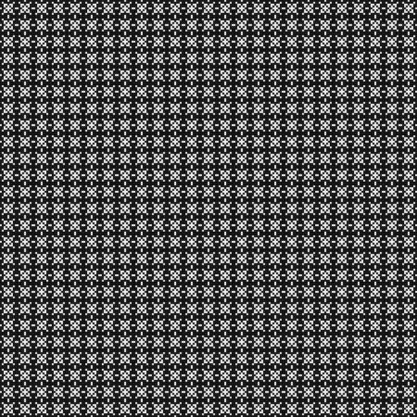 Abstract Cross Pattern Dots Logo Ilustração Arte Computacional Generativa — Vetor de Stock