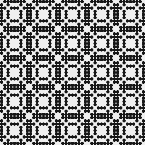 Abstracte Patroon Met Stippen Generatieve Computational Art Illustratie — Stockvector