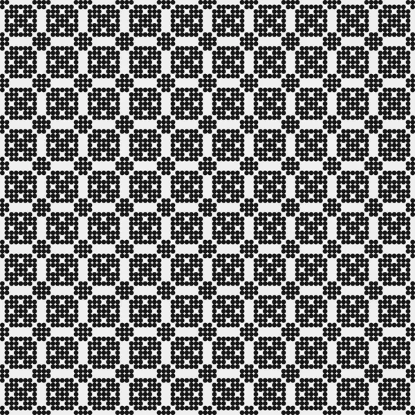 Abstract Pattern Dots Generative Computational Art Illustration — Stock Vector