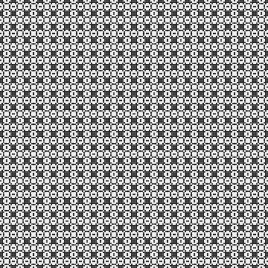 Soyut siyah ve beyaz süs desenli vektör çizimi