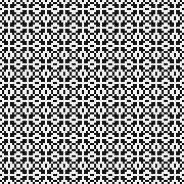 soyut geometrik siyah beyaz desen, vektör illüstrasyonu 