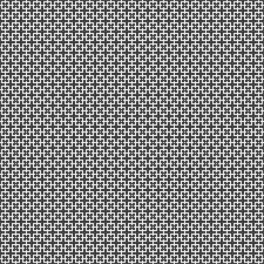 Soyut siyah ve beyaz süs desenli vektör çizimi