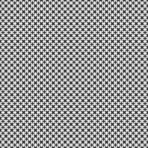 抽象的な幾何学的黒白のシームレスな形状背景ベクトル図 — ストックベクタ