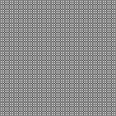 Soyut Çapraz Desenli Noktalar Logosu, üretken hesaplama sanatı çizimi   