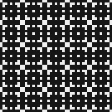 soyut geometrik siyah beyaz desen, vektör illüstrasyonu 
