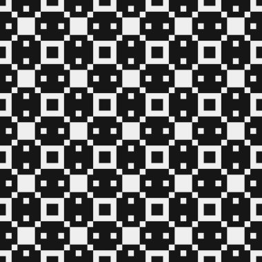 soyut geometrik siyah beyaz desen, vektör illüstrasyonu  