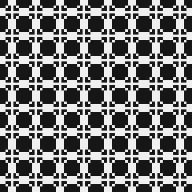 soyut geometrik siyah beyaz desen, vektör illüstrasyonu 