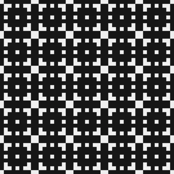 Motif Abstrait Géométrique Noir Blanc Illustration Vectorielle — Image vectorielle