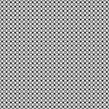 Soyut çapraz desen. Üretici noktalar logosu. Hesaplama sanatı illüstrasyonu 