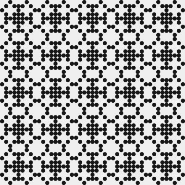 Geometrik siyah beyaz şekilsiz arka plan, vektör illüstrasyonu 