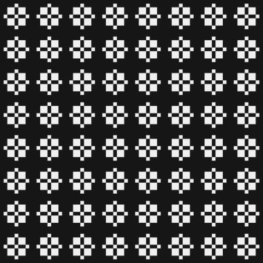 Soyut çapraz desen. Üretici noktalar logosu. Hesaplama sanatı illüstrasyonu 