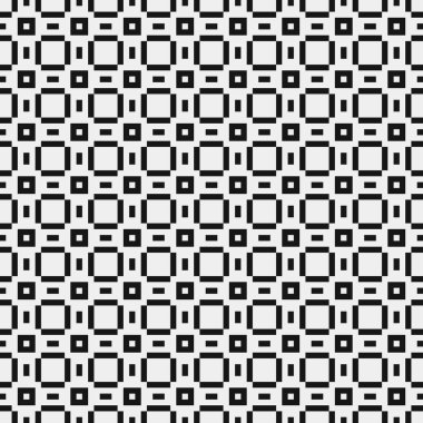 Vektör kusursuz desen. Tek renkli çarşaflı modern stil dokusu. Geometrik ızgara tekrarlanıyor. Basit grafik tasarımı.