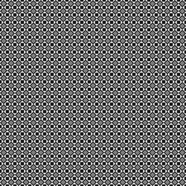 Soyut geometrik çapraz siyah beyaz desen, vektör illüstrasyonu  