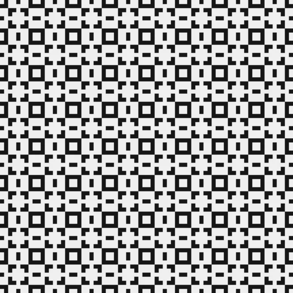 Patrón Geométrico Sin Costura Blanco Negro Fondo Abstracto Ilustración Vectorial — Vector de stock
