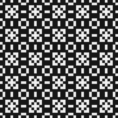 Soyut çapraz desen. Üretici noktalar logosu. Hesaplama sanatı illüstrasyonu 