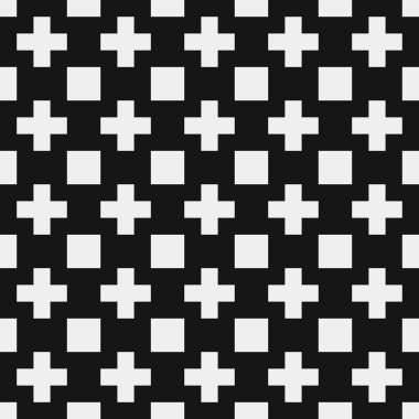 Soyut Çapraz Noktalar Şablonu, arka plan. Vektör illüstrasyonu   