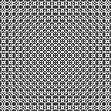 Basit geometrik soyut siyah beyaz arkaplan, vektör illüstrasyonu tekrarlanıyor 