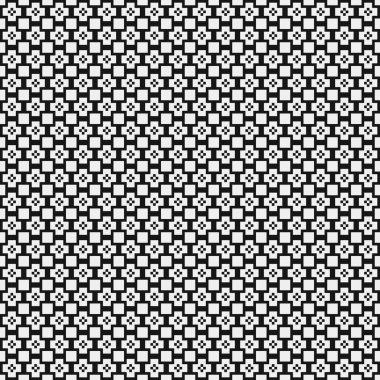 Soyut çapraz desen. Üretici noktalar logosu. Hesaplama sanatı illüstrasyonu 