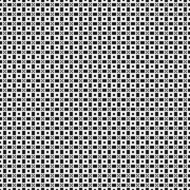 Soyut tekrarlanan çapraz desenli logo, üretken hesaplama sanatı çizimi   