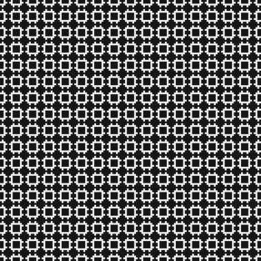 Soyut çapraz desen. Üretici noktalar logosu. Hesaplama sanatı illüstrasyonu 