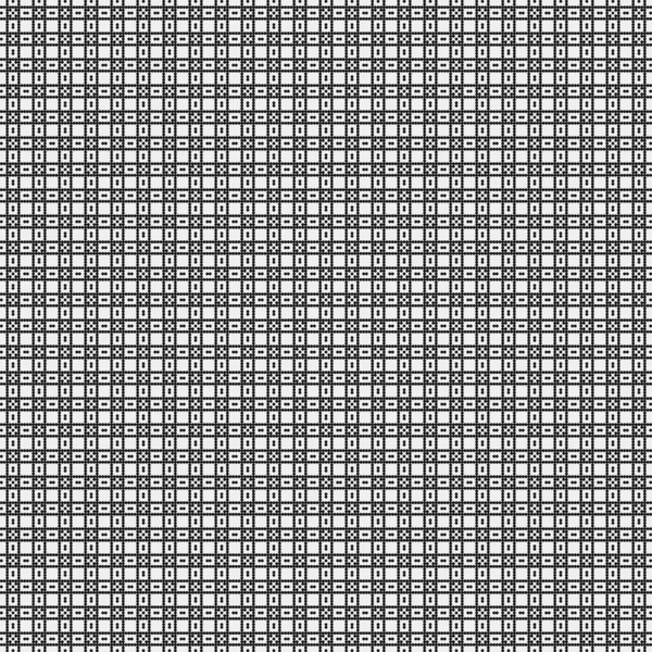 Abstract Geometrische Zwart Wit Naadloze Vormen Achtergrond Vector Illustratie — Stockvector