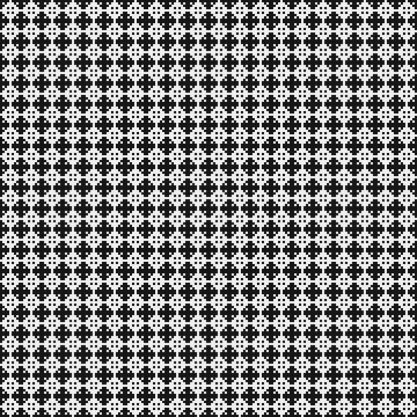 Abstract Geometric Black White Pattern Vector Illustration — Stock Vector