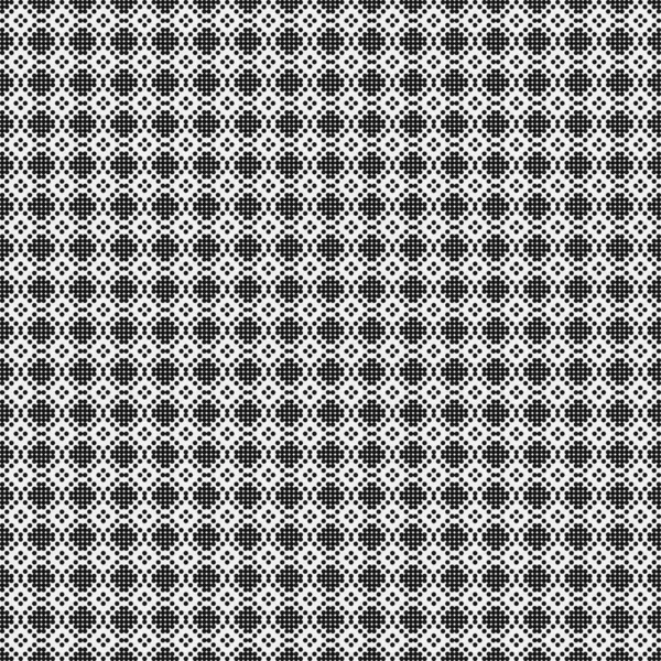 Ilustración Abstracta Del Vector Patrón Ornamental Blanco Negro — Vector de stock