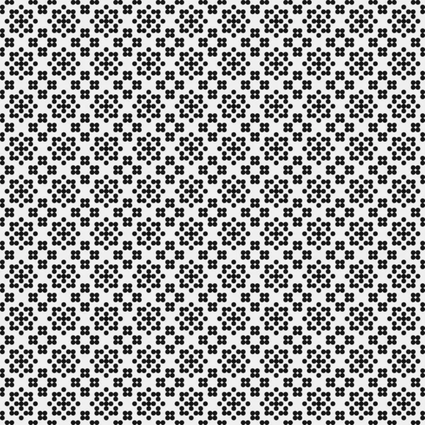 Безшовний Візерунок Чорно Білим Геометричним Орнаментом Векторна Ілюстрація — стоковий вектор