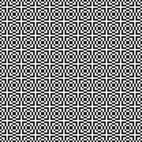 Patrón Sin Costuras Formas Geométricas Blanco Negro — Archivo Imágenes Vectoriales