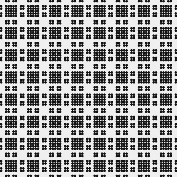 Abstract Geometric Pattern Dots Generative Computational Art Illustration — Stock Vector