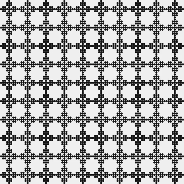 Ilustración Abstracta Del Vector Patrón Ornamental Blanco Negro — Vector de stock